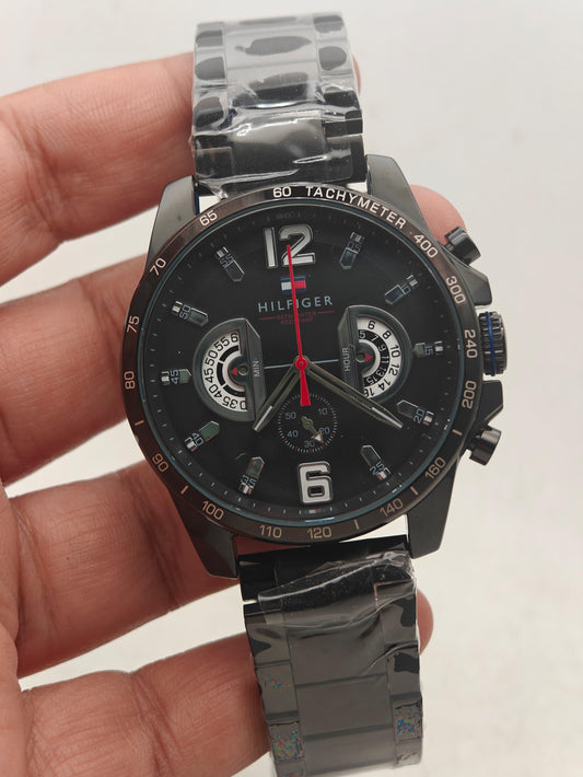 Tommy Hilfiger Decker side chronograph Black