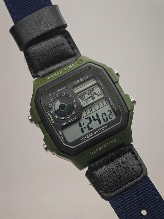 Casio AE- 1200WHB-1BV Blue Strap