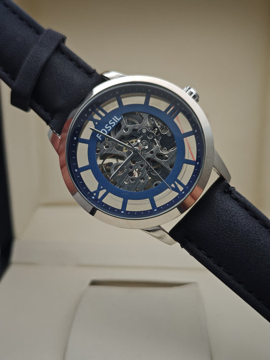 Fossil Men's Townsman Black Automatic Skeleton Watch