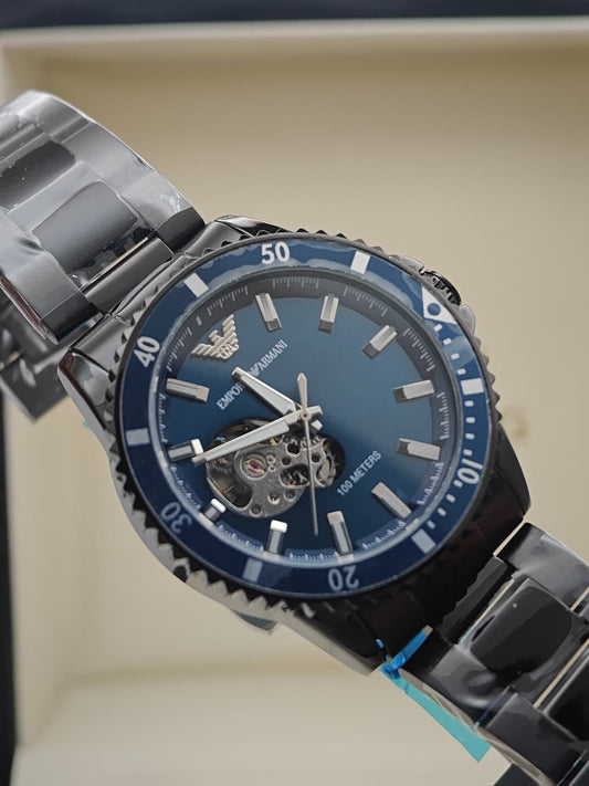 Emporio Armani Men’s Stainless Steel blue Dial Watch