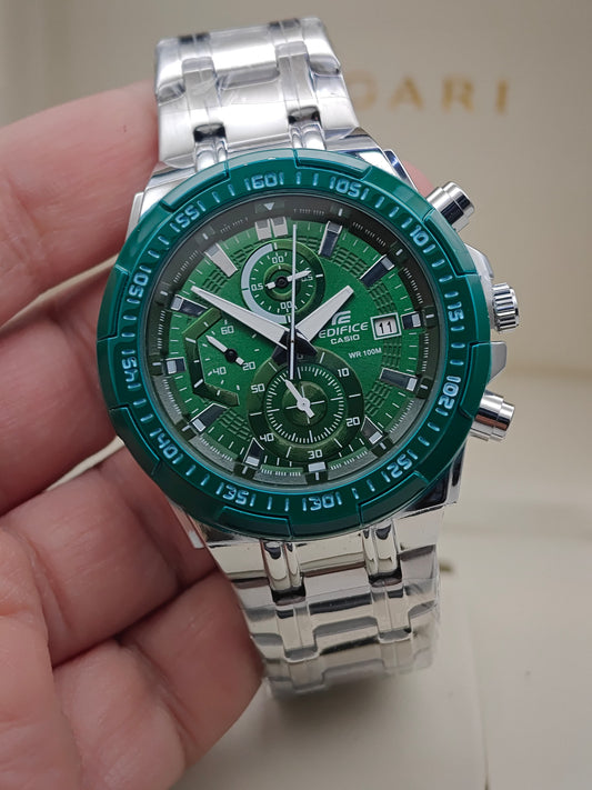 Casio Edifice Green Chronograph