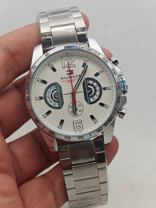 Tommy Hilfiger Decker side chronograph White